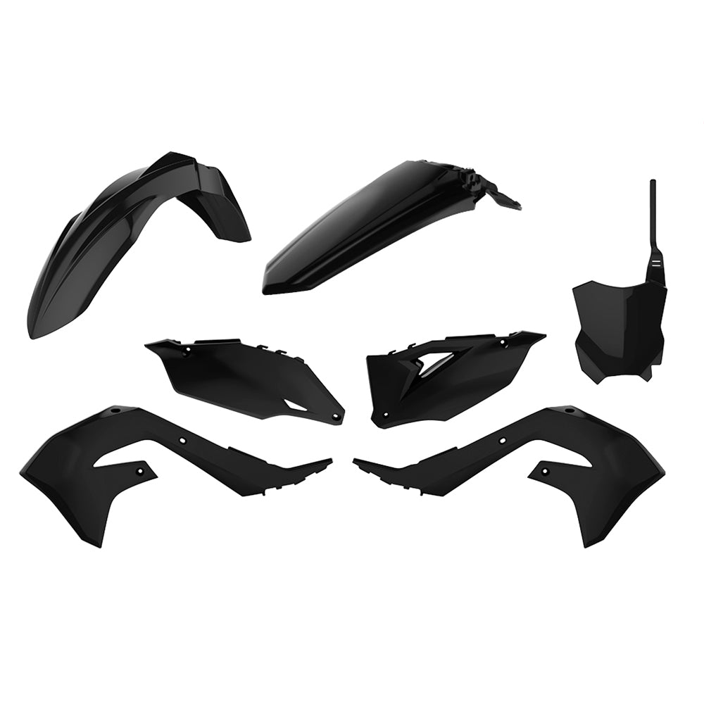 Polisport Plastics Box Kit For Kawasaki KX 450F KXF 450 Black 2019